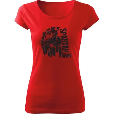 DRAGOWA дамска тениска с къс ръкав, Леонид, червена, 150г/м2 (8328)