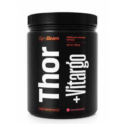 Predtréningový stimulant Thor Fuel + Vitargo 600 g - GymBeam Príchuť: Jahoda - Kiwi