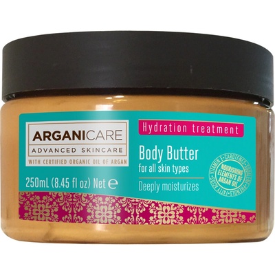 Arganicare Skin Care Body Butter for all skin types tělové máslo pro všechny typy pleti 250 ml