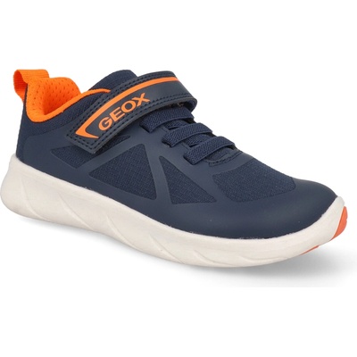Geox Barefoot detské tenisky J Foot-run navy/orange modré
