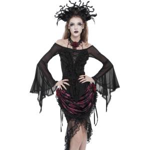 Devil fashion дамска тениска с дълъг ръкав (top) DEVIL FASHION - ETT04501