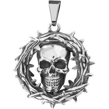 ETNOX Нашийник ETNOX - Skull With Thornes - SK1005