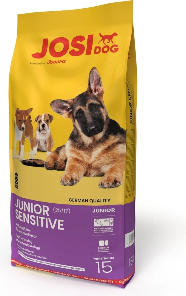 JosiDog Junior Sensitive 15 kg