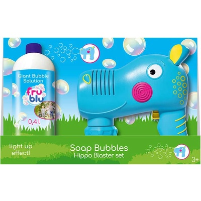 Fru Blu Fru Blu Blaster Духалка за балончета 400ml - Хипопотам (DKF0161)