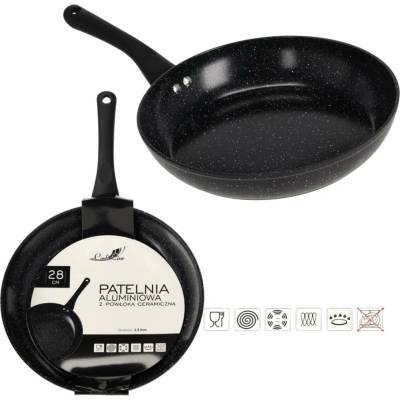 marka niezdefiniowana HLINÍKOVÁ PÁNEV 28 CM 2,3 MM S KERAMICKÝM POVRCHOM (INDUKCE) *6429