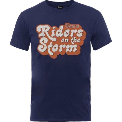 The Doors Riders on the Storm Logo Navy Blue XL Риза (DOTS32MN04)