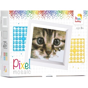 Pixelhobby Мозайка с рамка и пиксели Classic, Pixelhobby - Коте (31179)