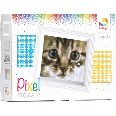 Pixelhobby Мозайка с рамка и пиксели Classic, Pixelhobby - Коте (31179)