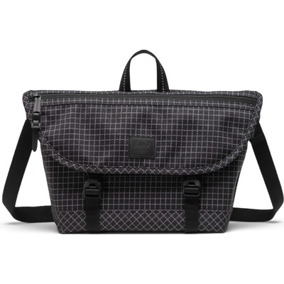 Herschel Cove Small Messenger Grid Black