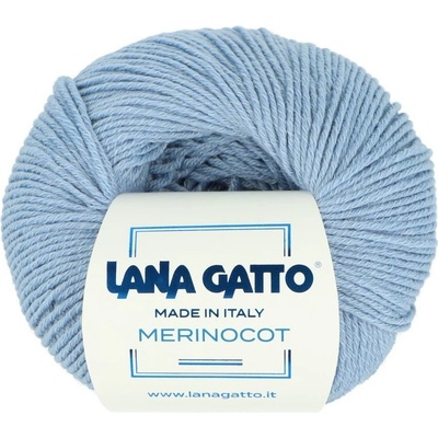 Lana Gatto Merinocot 14342 svetlá modrá