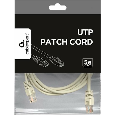 Gembird PP12-2M patch, CAT5e, UTP, 2m, šedý