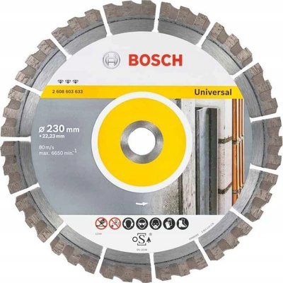 Bosch diamantový kotouč Best for Universal 230 mm, na beton, železobeton, klinker