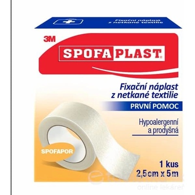 3M Spofaplast č.732 fixačná náplasť 2,5 cm x 5 m