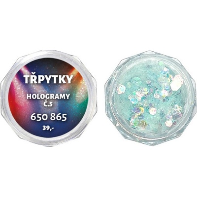 Expa-nails expanails třpytky na zdobení nehtů hologramy č.5 green 2 g