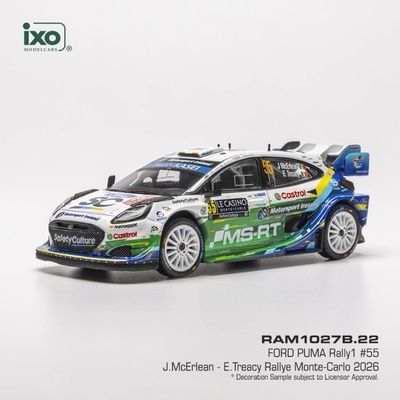 Ford Puma Rally1 Rallye Monte Carlo 2026 55 McErLean TreacyIXO 1:43