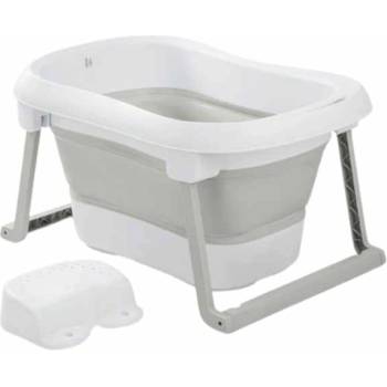 Hauck Сгъваема вана Hauck - Wash N Fold L, White-Sage (727034)