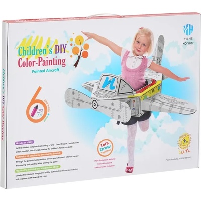 GOT Детски комплект gОТ - Самолет за сглобяване и оцветяване (yw147859)