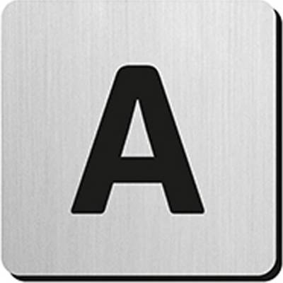 JNF - PIKTOGRAM PÍSMENO "A" - IN.34.300 - 75 mm - nalepovacie NEM - nerez matná | MP-KOVANIA.sk