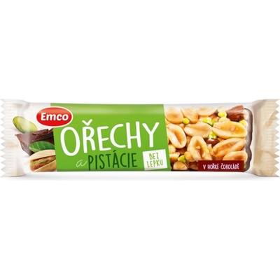 Emco Tyčinka Orechy a pistácie 35 g