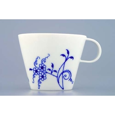 Dubí Šálka káva Bohemia Cobalt dizajn prof. arch Jiří Pelcl cibuľový porcelán 145 ml