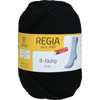 Regia 8Ply Uni 2066 černá