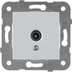 Panasonic ТВ РОЗЕТКА КАРЕ ПЛЮС МЕХ+КАПАК СИВА wktt04542sl-eu2 (wktt04542sl-eu2)