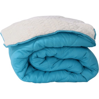 Izidream Зимна олекотена завивка шерпа за спалня 200/210 см Коузи тюркоаз