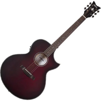 Schecter Guitar Research Orleans Stage Acoustic Vampyre Red Burst Satin