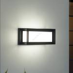 Brilagi - LED външно стенно осветително тяло PARKER LED/12W/230V черно IP44 (BG4609)