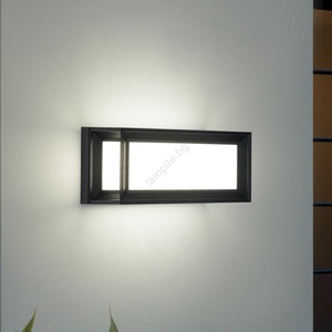 Brilagi - LED външно стенно осветително тяло PARKER LED/12W/230V черно IP44 (BG4609)