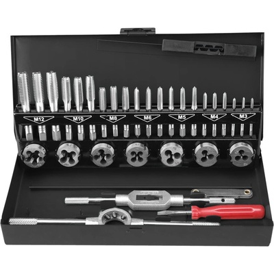 EXTOL PREMIUM 29302 sada závitníků a závitových oček M3-M12 32ks – Zboží Mobilmania