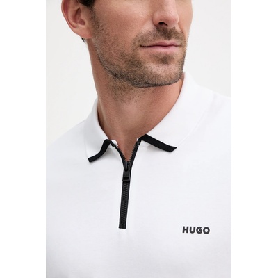 HUGO Памучна тениска с яка HUGO Dalomino (50511721)