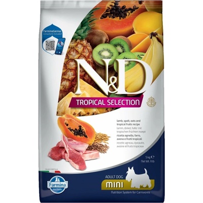 N&D dog Tropical Selection AG adult mini lamb 5 kg