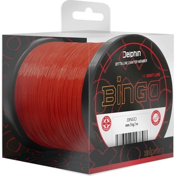 Delphin Bingo matt tmavě červená 600 m 0,28 mm 6,5 kg