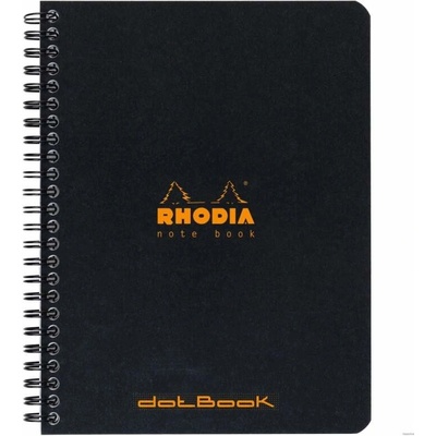 Clairefontaine Krúžkový blok Rhodia Classic A5+ 80 listov bodkovaný