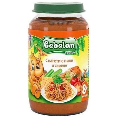 Bebelan Бебешко пюре Спагети с пиле и сирена 220г