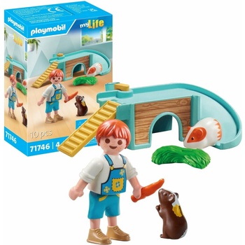 Playmobil 71746 Chlapec s morčaťom