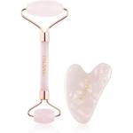 PALSAR7 Massage Roller and Guasha Rose Quartz масажно валяче за лице и масажно приспособление