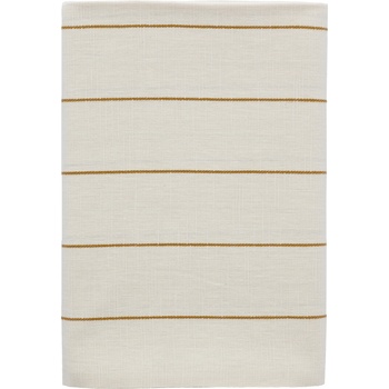 Södahl Покривка за маса Line 140 x 320 см бежово-златиста (26824)