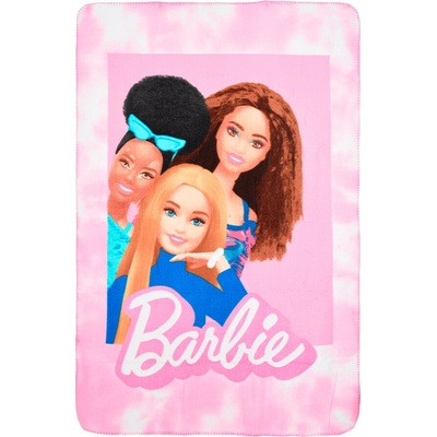 Sun City Ružová detská deka Barbie Squad