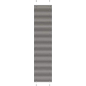 vidaXL Плисирана щора Антрацит 40x200 cm Ширина на плата 39, 4 cm (4015097)