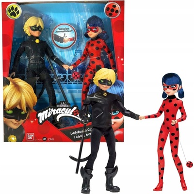 Bandai Miraculous Mission Accomplished Beruška a Černá Kočka 26 cm