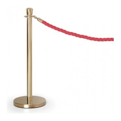 Zahradzovací stĺpik pre zavesené laná, zlatý