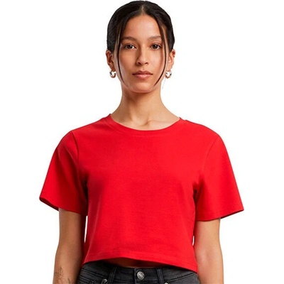 Build Your Brand Dámsky crop top BY042 City Red