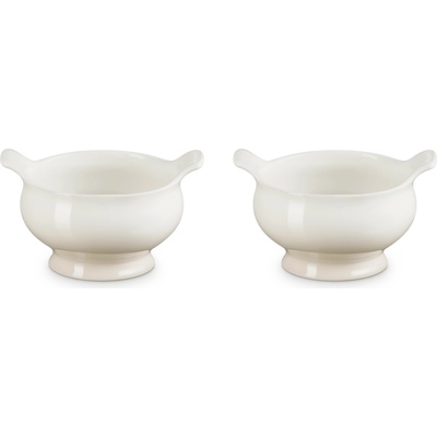Le Creuset Каменинови купи за бульон, 600 ml, бежови, 2 бр (79284007160000)