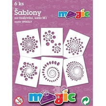 Papírové šablony sada M1 Spirály