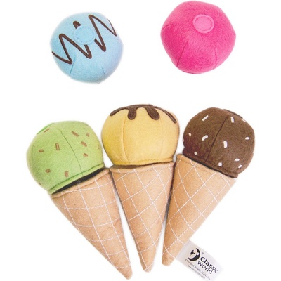 Classic World Игрален комплект Classic World - Сладоледи от текстил (5056)