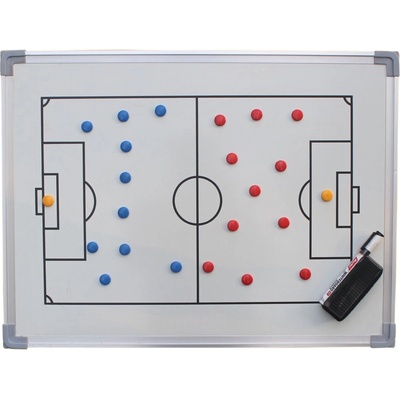 Merc sport Fotbalová taktická tabule magnetická 30 × 45 cm – bílá