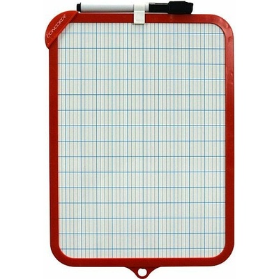 Oboustranně stíratelná tabulka CONCORDE 19 x 29 cm červená – Hledejceny.cz