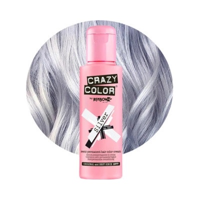 Crazy Color farba na vlasy 027 Silver 100 ml